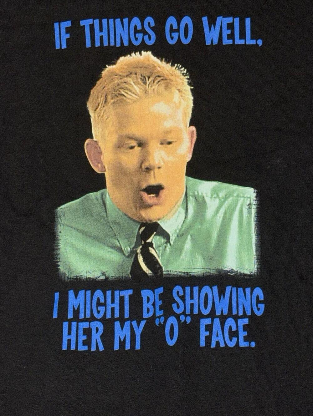 2004 Vintage Office Space Movie T Shirt /Hot Topic “ Oh Oh Oh Face “ Size M NWT